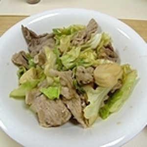 私流〜☆豚肉とキャベツと筍の回鍋肉(*^^*)